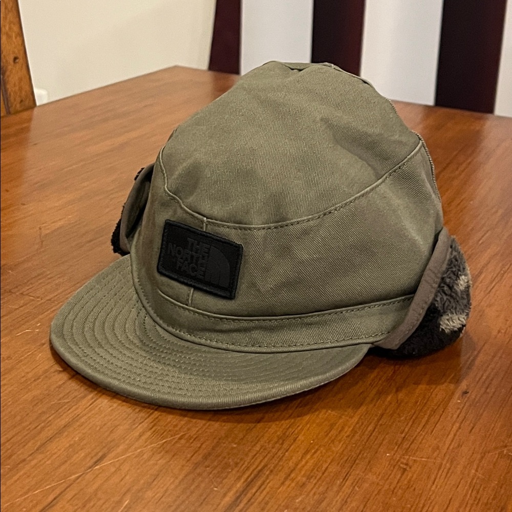 The North Face Fuzzy Fudd DEFECT Earflap Hunting Hat Cap Boys Youth Medium - Picture 2 of 16